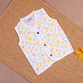 Vibrant Confetti Two-Layered Organic Muslin Jabla