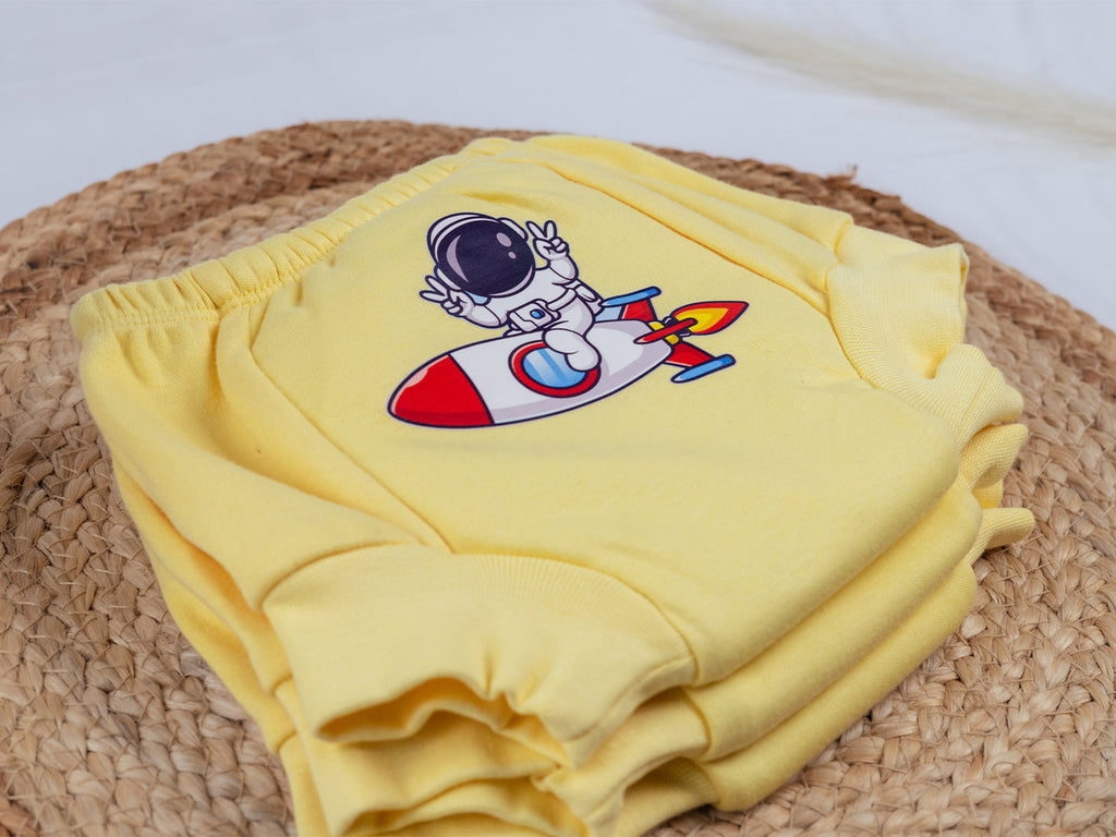 Cheerful Astronaut Riding  - Potty Training Pants