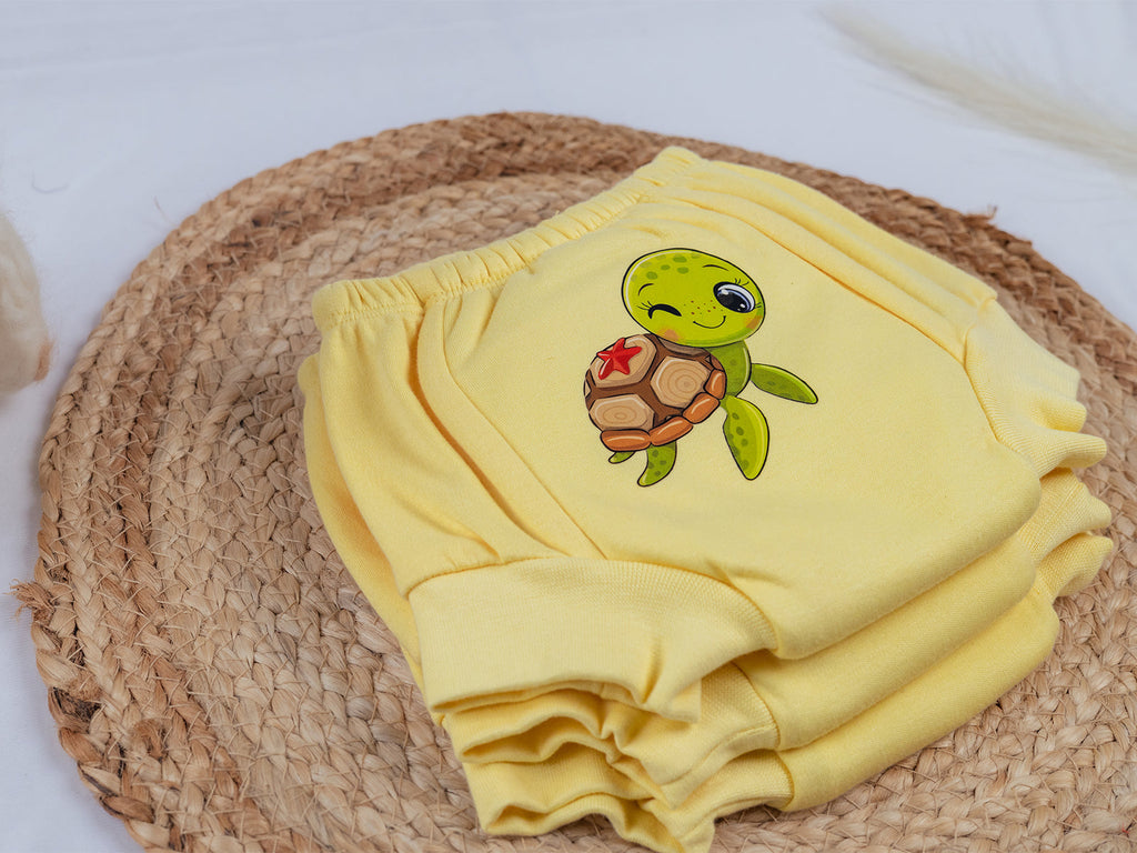 Adorable Smiling Sea Turtle  - Potty Training Pants